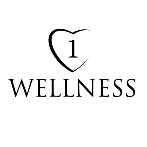 1WellnessLogo SquareVersion Black