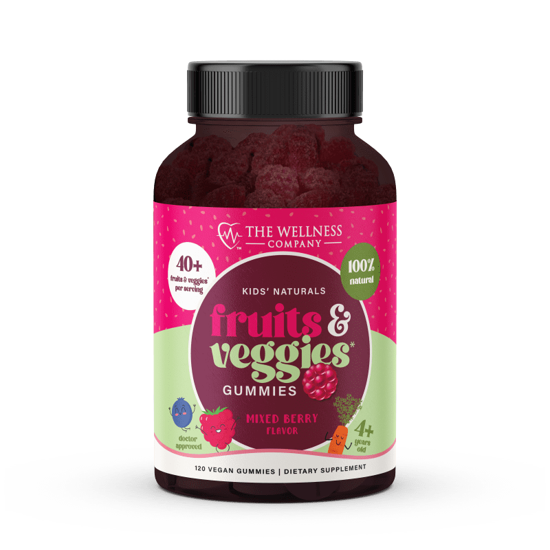 The wellness Company Fruit and Veg 120 count FRONT