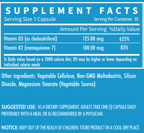 Vitamin D3 K2